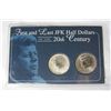 Image 1 : First and Last JFK Half Dollars of the 20th Century