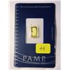 Image 1 : Pamp Suisse 1 gram .9999 Fine Gold