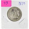 Image 1 : 1877 Seated Liberty Quarter