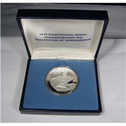 1976 Bicentennial Declaration of Indepence Commemorative Silver Medal