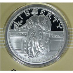 2 Ounces .999 Silver 1916 'Bare Breast' Standing Liberty