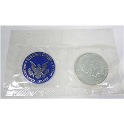 1971 Blue Pack Eisenhower Uncirculated Silver Dollar