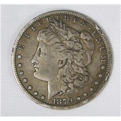 1879 S Morgan Dollar Nice Toning