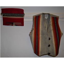 CHIMAYO VEST AND PURSE