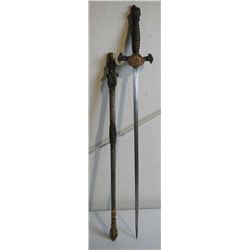 Antique Knights of Pythesis Sword & Scabbard