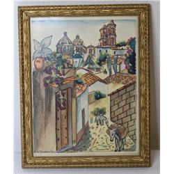 E.H. Toledo Original Watercolor