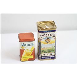 Monarch Young Hyson Tea Tin