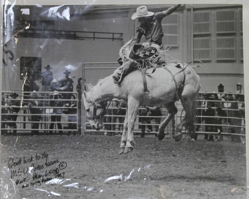 MSU Rodeo 1987 Signed Photograph