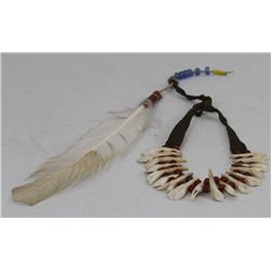 Native American Bear Teeth Necklace
