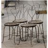 Image 3 : Wrought Iron Ice Cream Parlor Chairs