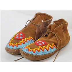 Oglala Sioux Beaded Moccasins