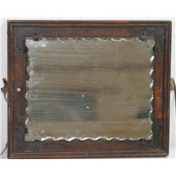 Antique Hand Cut Glass Mirror
