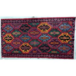 Antique Anatolian Kuba Kilim Rug