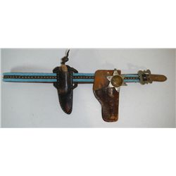 Hopi Indian US Police Badge and Belt.