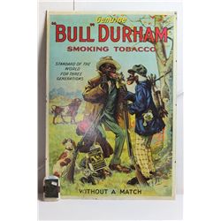 "Bull" Durham Black Americana Sign