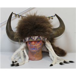 Sioux Indian Buffalo Headdress