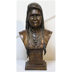 Chief Joseph Bronze Bust