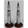 Image 2 : WWII Trench Art Salt & Pepper