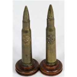 WWII Trench Art Salt & Pepper