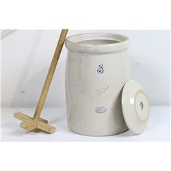 Red Wing Potteries, Inc #3 Butter Churn