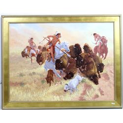 "Buffalo Thunder" by John Jones Original Art