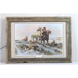 "Leading Their Buffalo Horses" by Charlie Dye