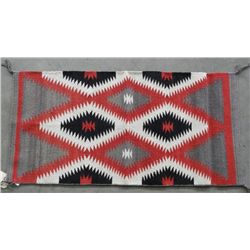 Genuine "Storm" Navajo Throw Rug