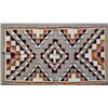 Image 1 : 1900s Genuine Diamonds and Cruces Navajo Throw Rug