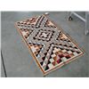 Image 3 : 1900s Genuine Diamonds and Cruces Navajo Throw Rug