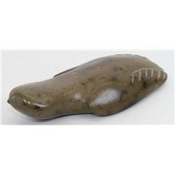 Tribal Eskimo Inuit Carved Seal Sculpture