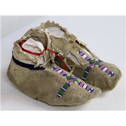 Sioux Indian Beaded Moccasins