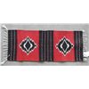 Image 1 : "Diamonte Rojo" Zapotec Table Runner