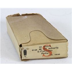 WWII German Mauser 8mm Clips in Original Box