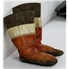 Image 1 : Native American Elk Skin Moccasin Boots