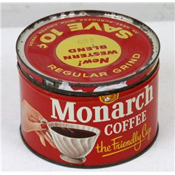 Monarch Coffee Tin