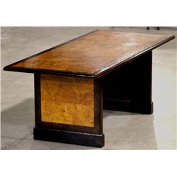 Yellow Amboyna & Walnut Burl Exotic Table