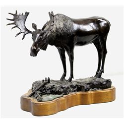 "Moose in the Beaver Pond" by R. Kruckenberg