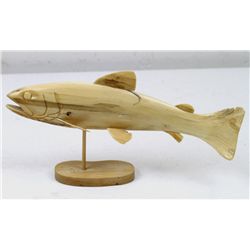 Wooden Hand Carved Fish