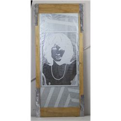Jim Morrison Original Etched Glass Art