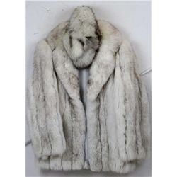 Arctic Norway Blue Fox Fur Coat and Hat