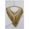 Image 1 : Western Buckskin and Beadwork Collar Decoration