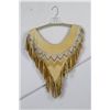Image 2 : Western Buckskin and Beadwork Collar Decoration
