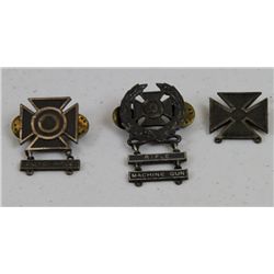 WWII Expert, Sharpshooter and Marksmanship Badges