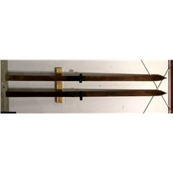 Antique Wooden Skis