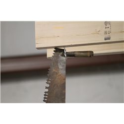 Antique Cross Cut Saw