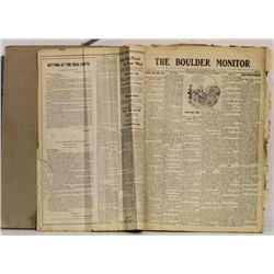 1915-1916 Boulder Montana Newspaper Records