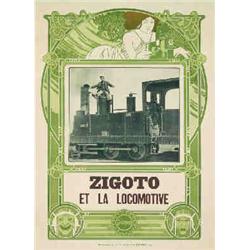 Alphonse Mucha: Zigoto et la Locomotive