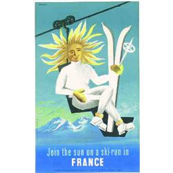 E. Dubois: Join the sun on a ski-run in France