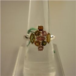 23.85 ctw,SEMIPRECIOUS RING .925 STERLING SILVER