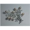 Image 1 : TREE LAVENDER PEARL CZ BROOCH AUTHENTIC PHILIPPINE PEAR